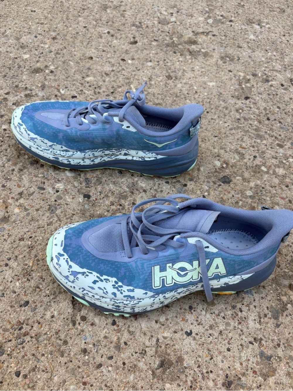 Ladies Hoka 8.5 Wide Trail Running Shoes